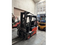 Linde E16 Evo Triplex maszt Pozycjoner wideł