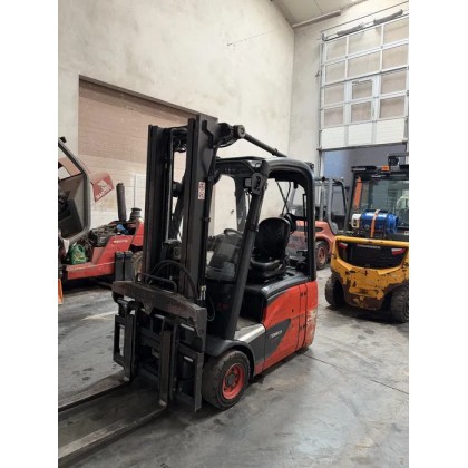 Linde E16 Evo Triplex maszt Pozycjoner wideł